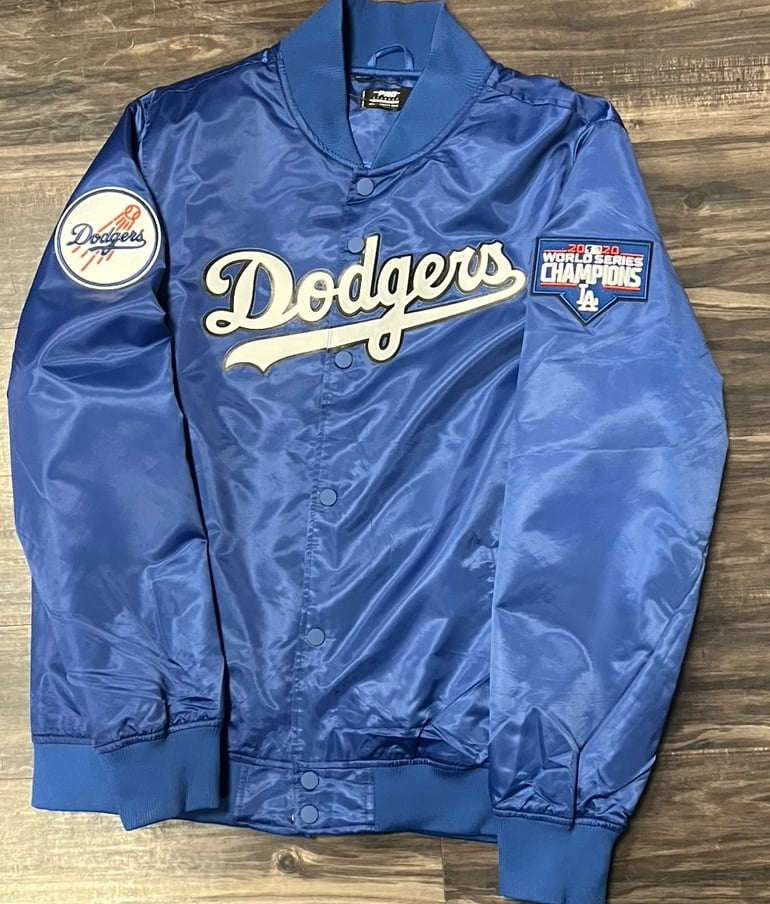 Men’s Pro Standard Los Angeles Dodgers Blue Satin Jacket
