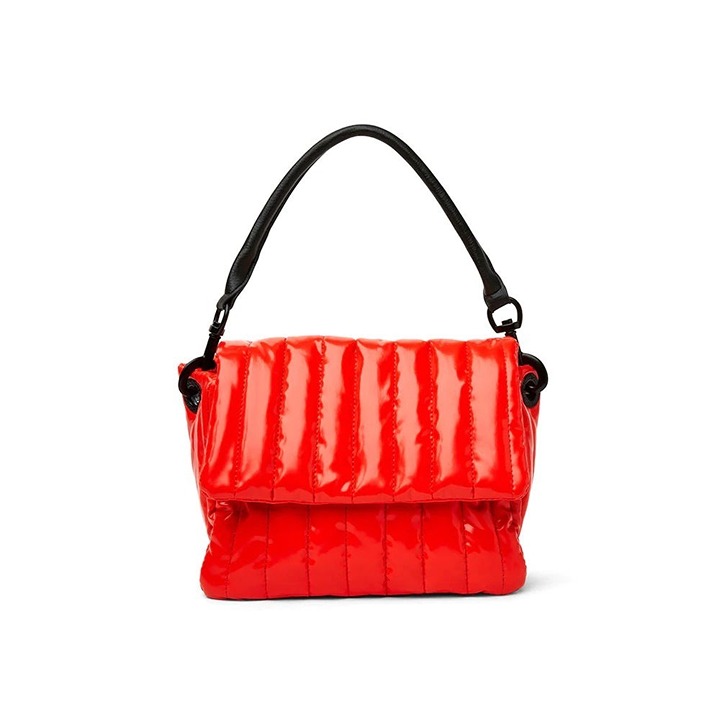 NWT Think Rolyn Bar Bag In Poppy Patent