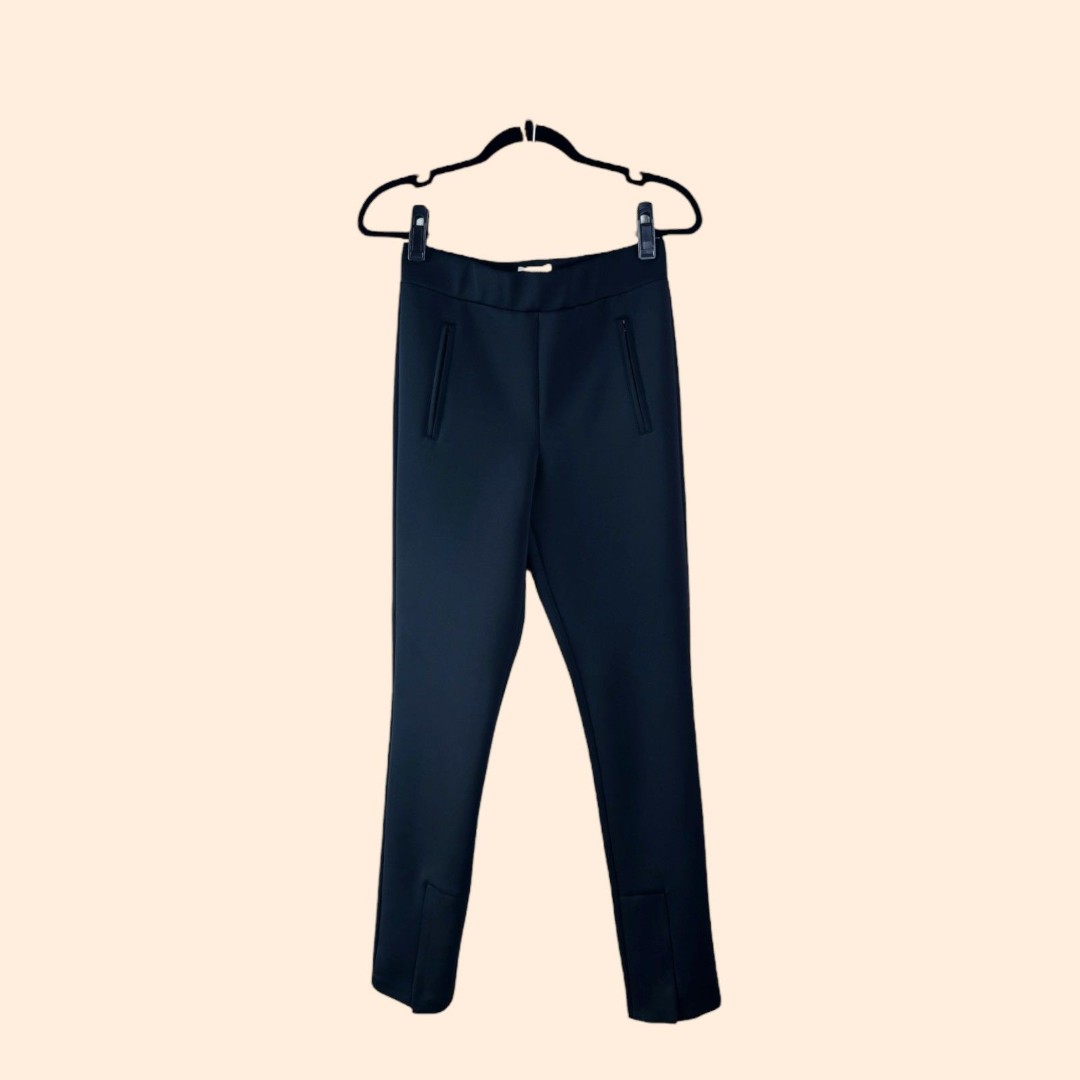 Good American Scuba Front Split Pants