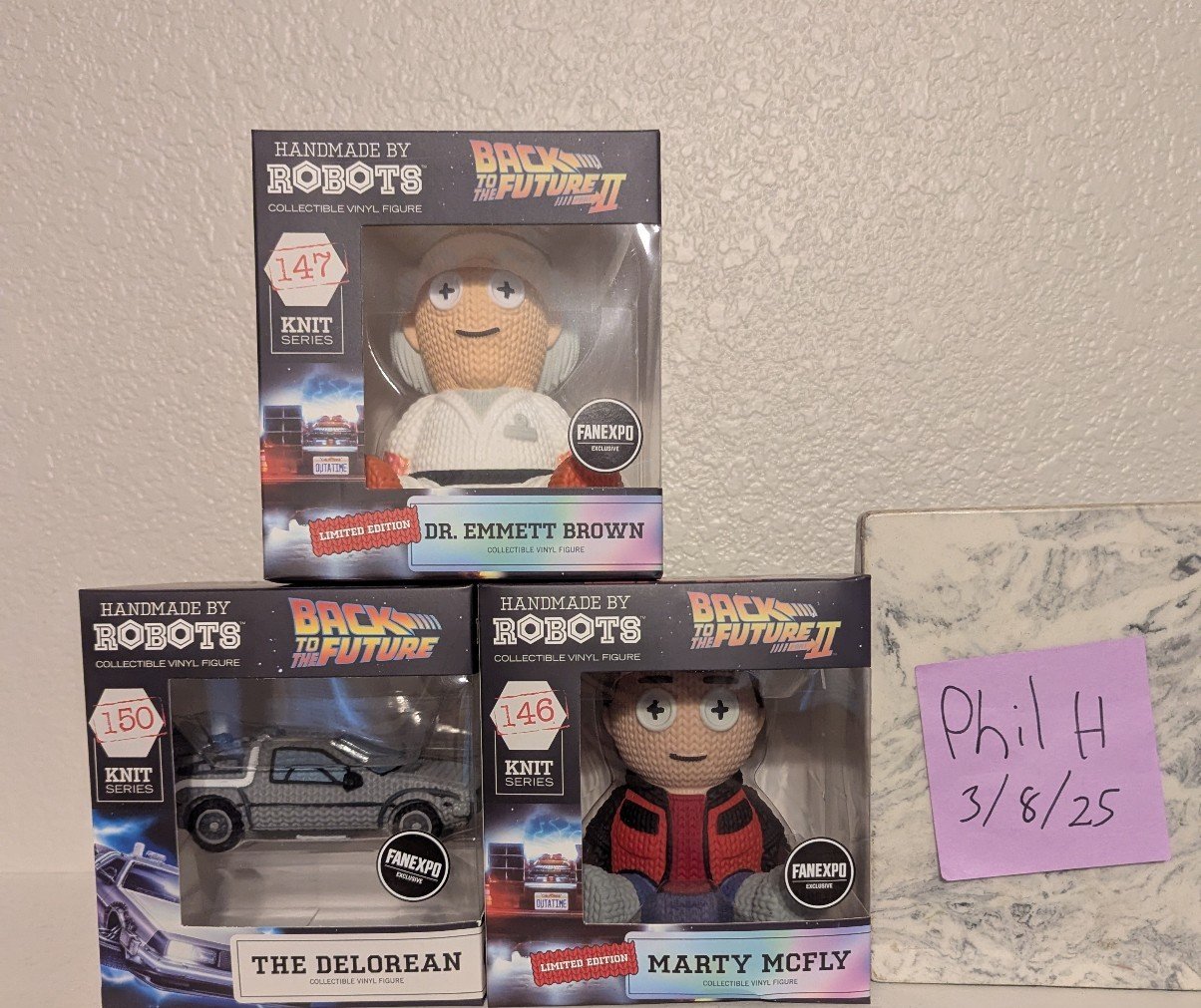 Handmade by Robots Back to the Future 2 Set - Fan Expo Exclusives