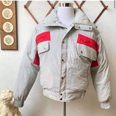 Vintage 80s 90s Edelweiss Down Ski Puffer Jacket