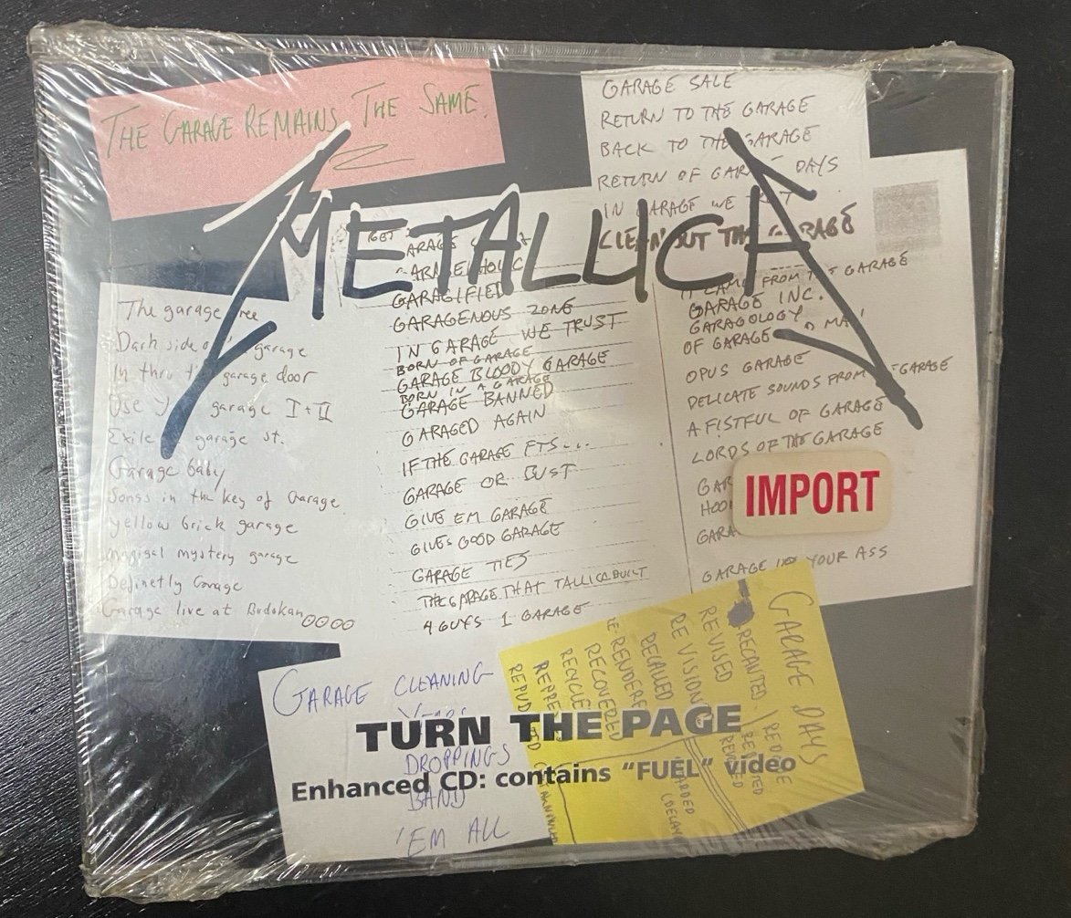 Imported from Holland- Metallica “Turn the Page” enhanced CD