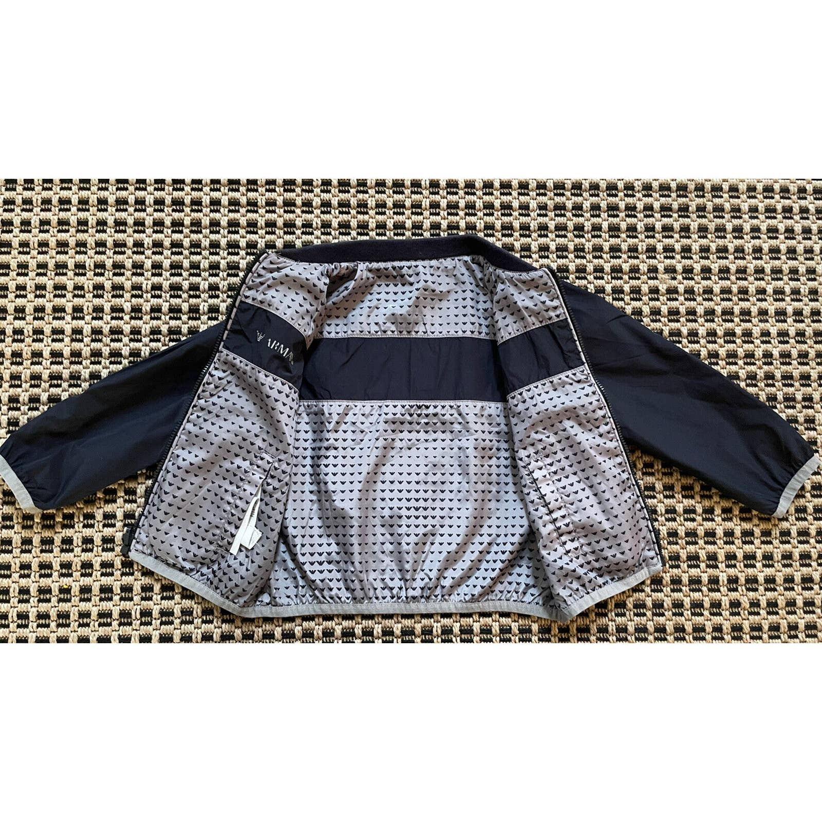 Price Cut - Emporio Armani Baby Boy Reversible Jacket - Size 24m - Father's Day Deal-O-Rama:£42[hoKids_4210688ua]