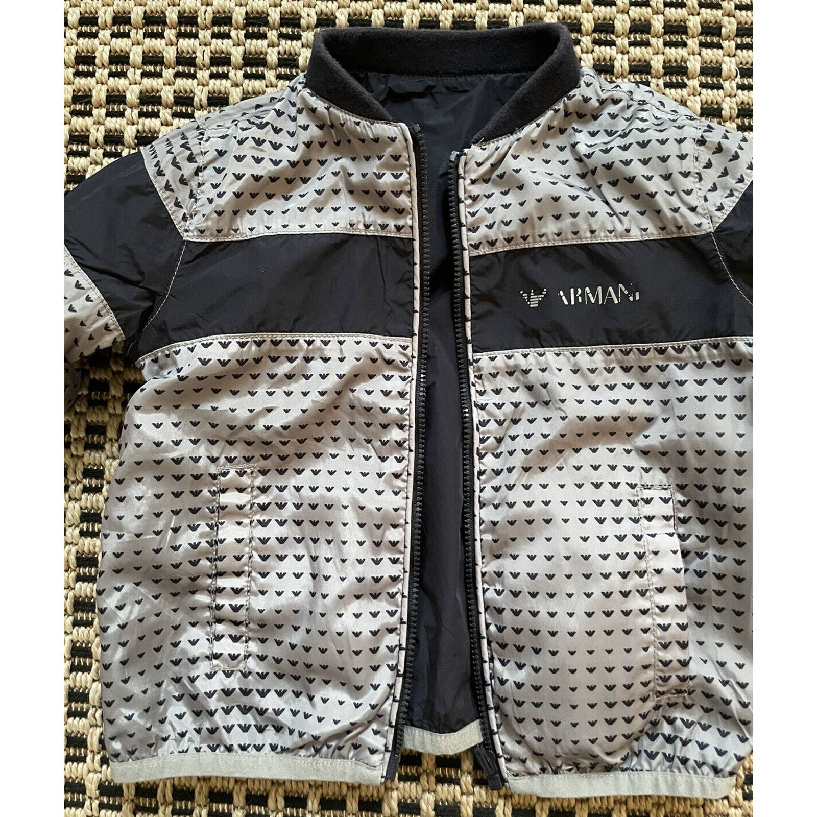 Price Cut - Emporio Armani Baby Boy Reversible Jacket - Size 24m - Father's Day Deal-O-Rama:£42[hoKids_4210688ua]