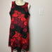 Taylor Lace Black and Red Maternity Dres