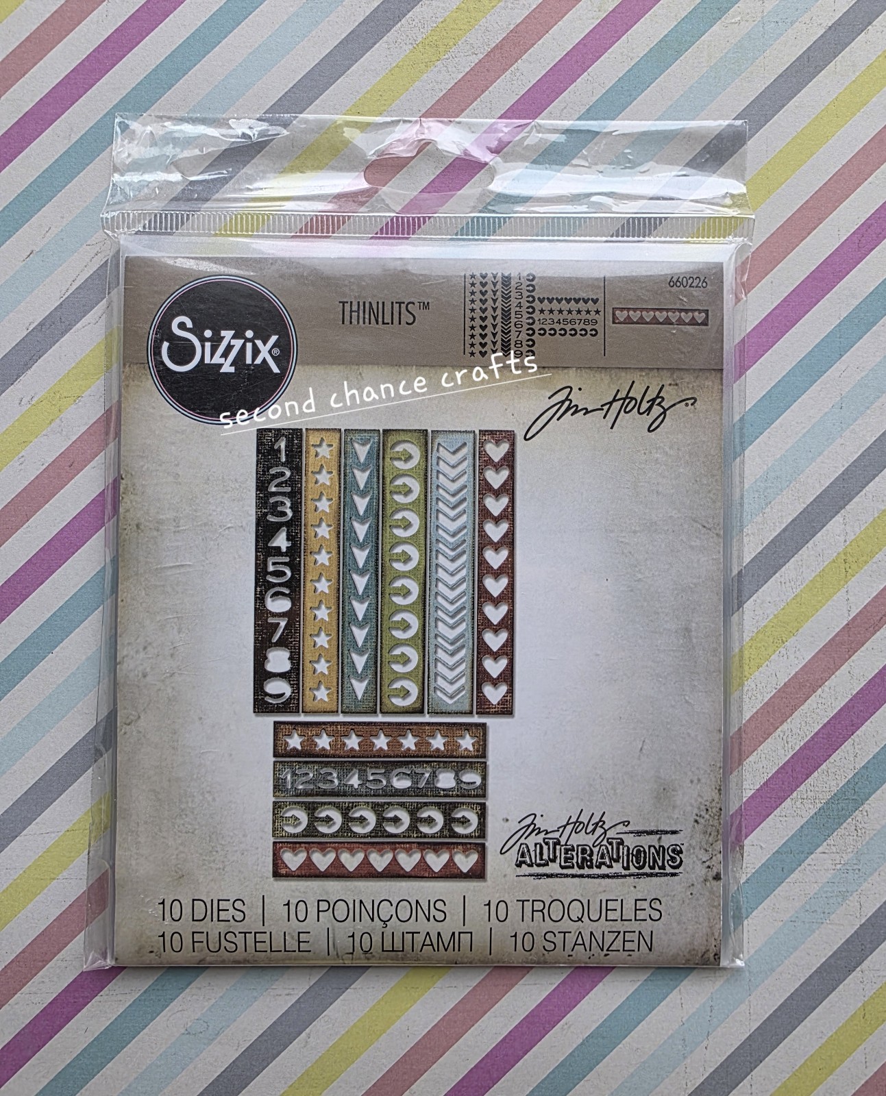 Sizzix Thinlits Die - Shape Strips by Tim Holtz