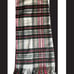 NWT Natural Home Red & White Plaid 50 X 60” Fringe Made In Spain Recycled Cotton