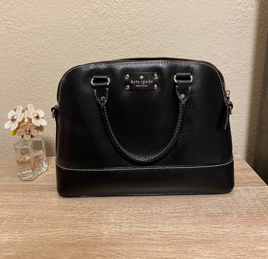 Kate Spade New York Black Leather Satchel