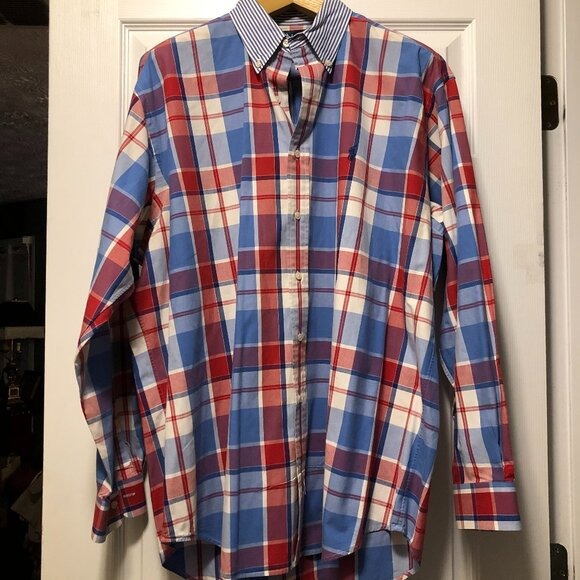 VTG polo Ralph Lauren men's 100%cotton casual shirt size: L