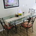 Glass Top Kitchen Table with Chairs