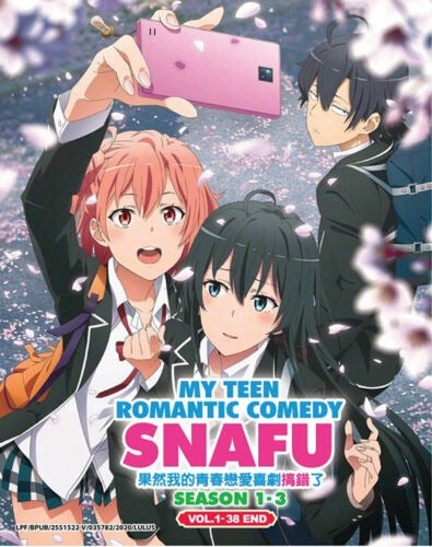 My Teen Romantic Comedy SNAFU DVD (Season 1- 3) (Vol 1-38 end) English Dubbed