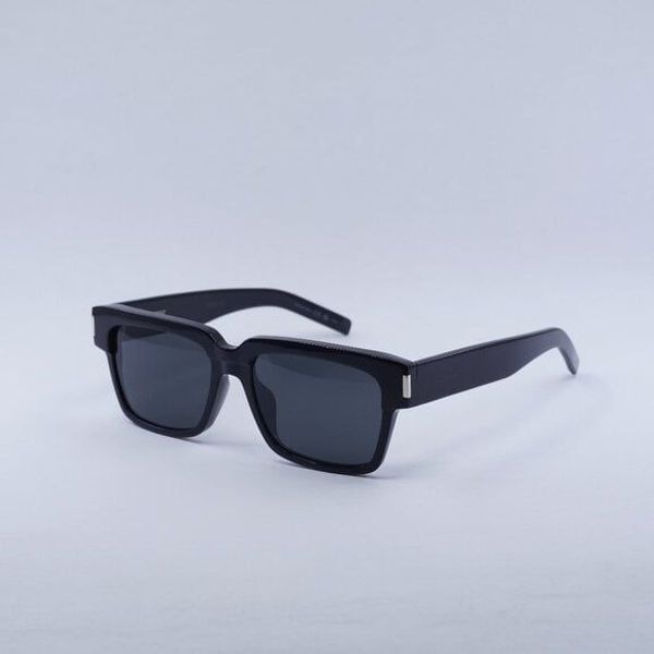 New Saint Laurent SL732 001 Vadim Sunglasses - Black Frame, Black Lenses