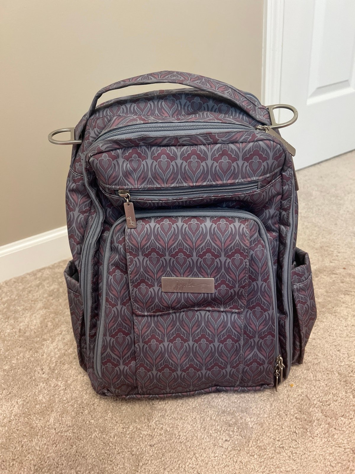 Ju-Ju-Be Black Out Be Right Back Backpack Diaper Bag