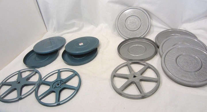 MOVIE Reels w/ case 6 Brumberger Compco Lot of 6 VINTAGE