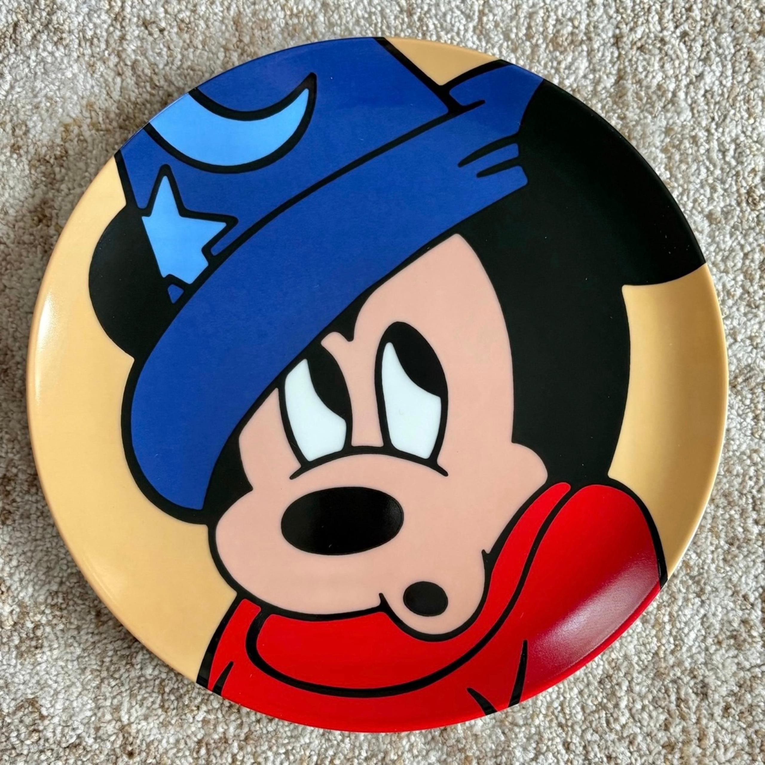 Collectable Disney Mickey Mouse plate