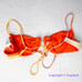 New! Zulu & Zephyr Free People Sun Stripe Balconette Tie Bikini Top, size 12