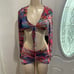 3 piece Butterfly print