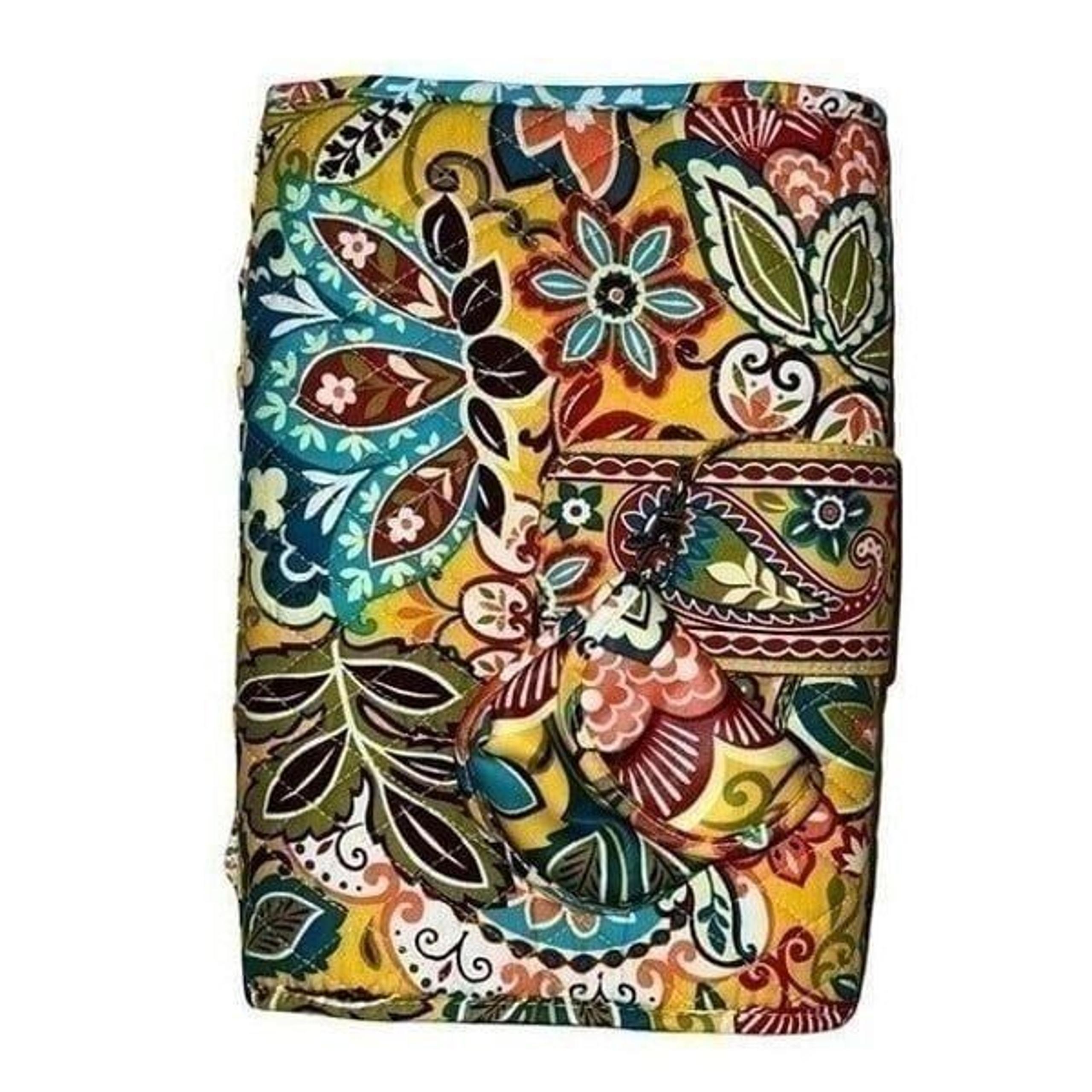Vera Bradley Provencal Baby Lot Pacifier Pod & Changing Pad Clutch EUC