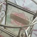 Vintage Shabby Chic Glitter Rose Silver Candle Holder