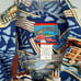 Reyn Spooner Joe Kealoha Post Cards Stamps Beach Hawaiian Shirt Men Large