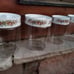 Vintage 1970's Pyrex Canister Set of 4