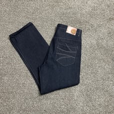 Vintage Y2k Phat Farm Embroidered Baggy Hip Hop Blue Jeans Denim Men’s 38x32