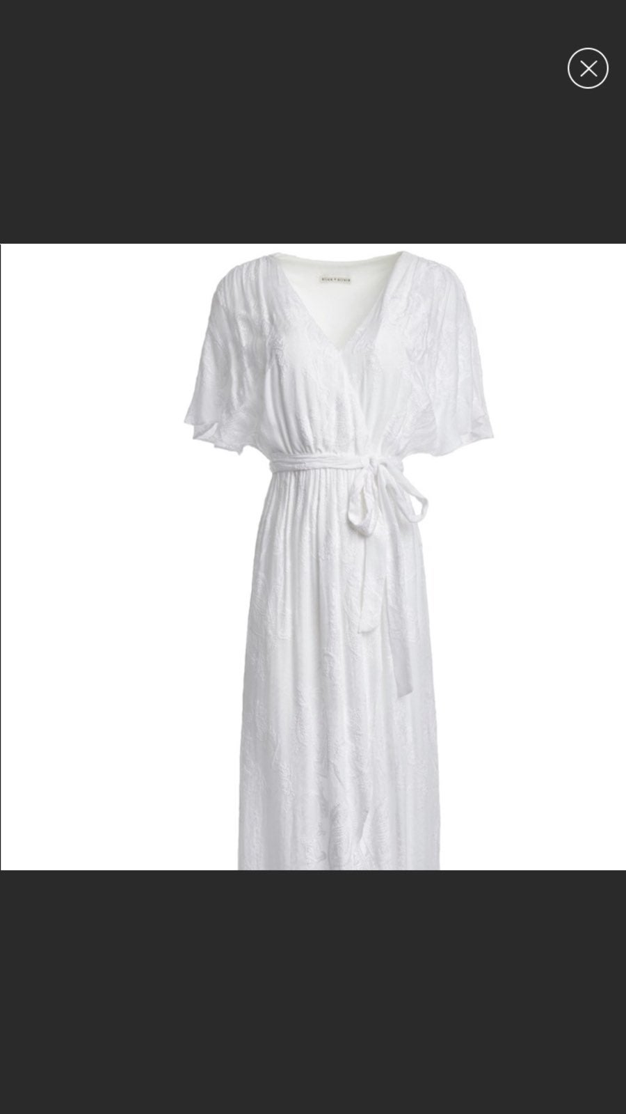 Alice + Olivia white dress