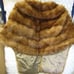 Vintage fur capelet
