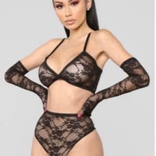 3PC FASHION NOVA LINGERIE SET