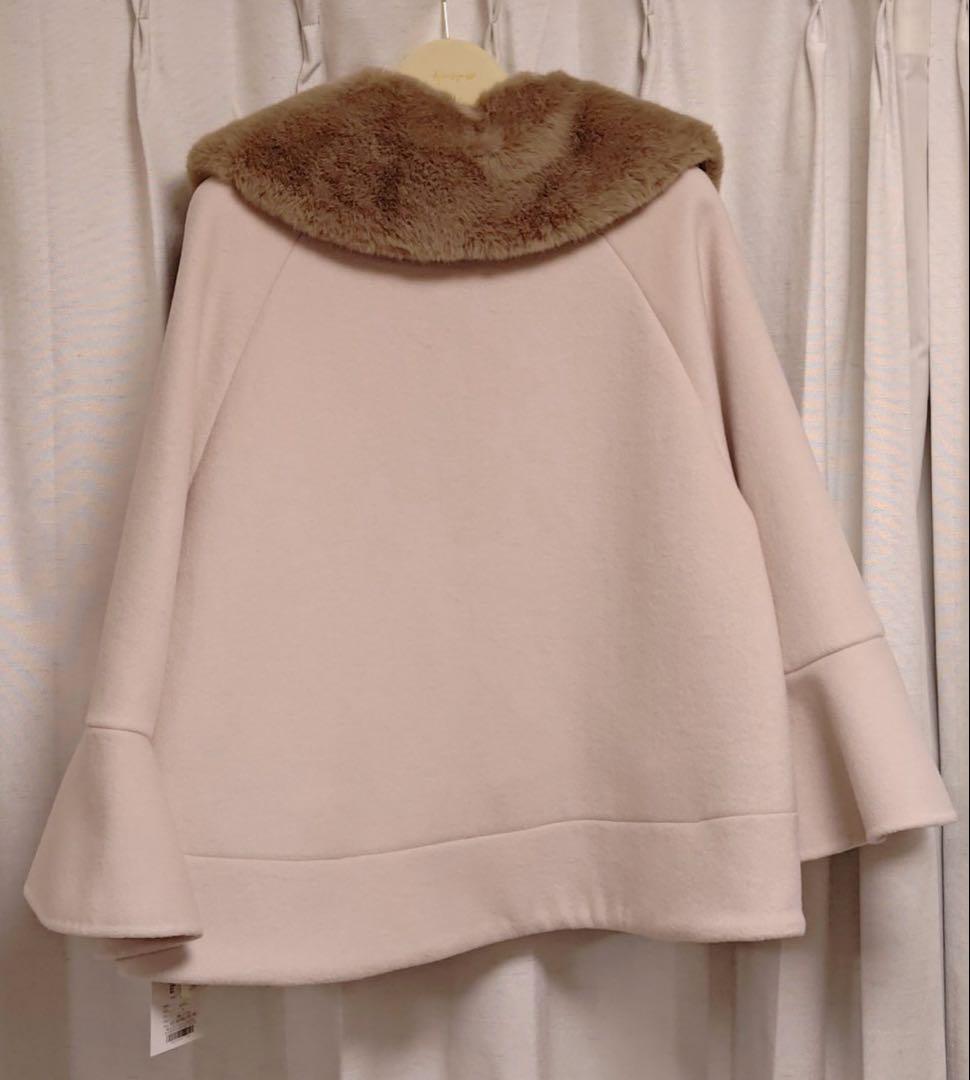 HLT ＊ Convertible Faux Fur Tippet Coat New】Convertible Faux Fur Tippet Coat HLT