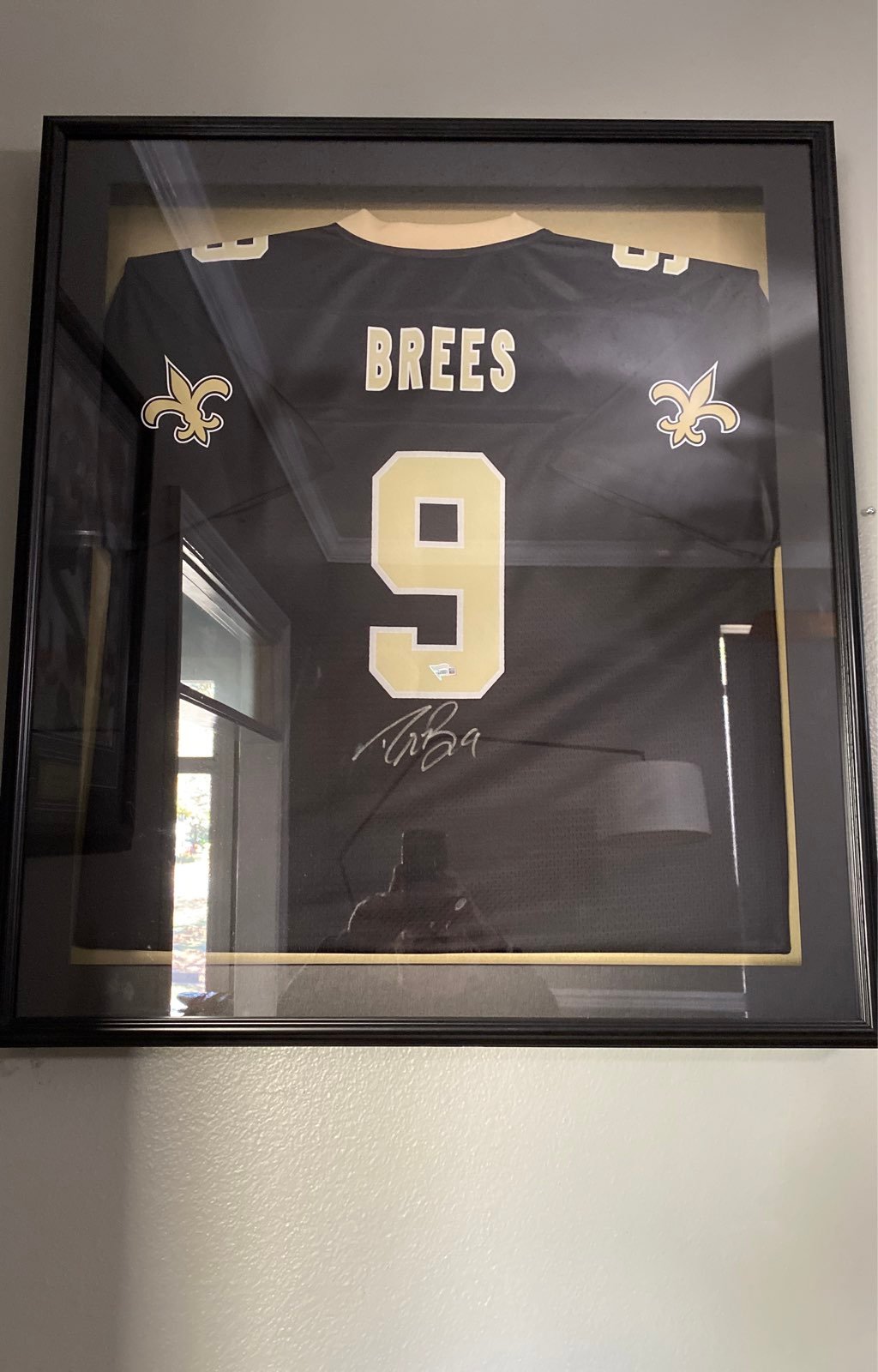 Authenticated autographed Drew Brees Jer