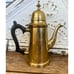 Vintage Long Solid Heavy Brass Coffee/Teapot