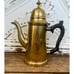 Vintage Long Solid Heavy Brass Coffee/Teapot