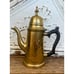 Vintage Long Solid Heavy Brass Coffee/Teapot