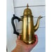 Vintage Long Solid Heavy Brass Coffee/Teapot