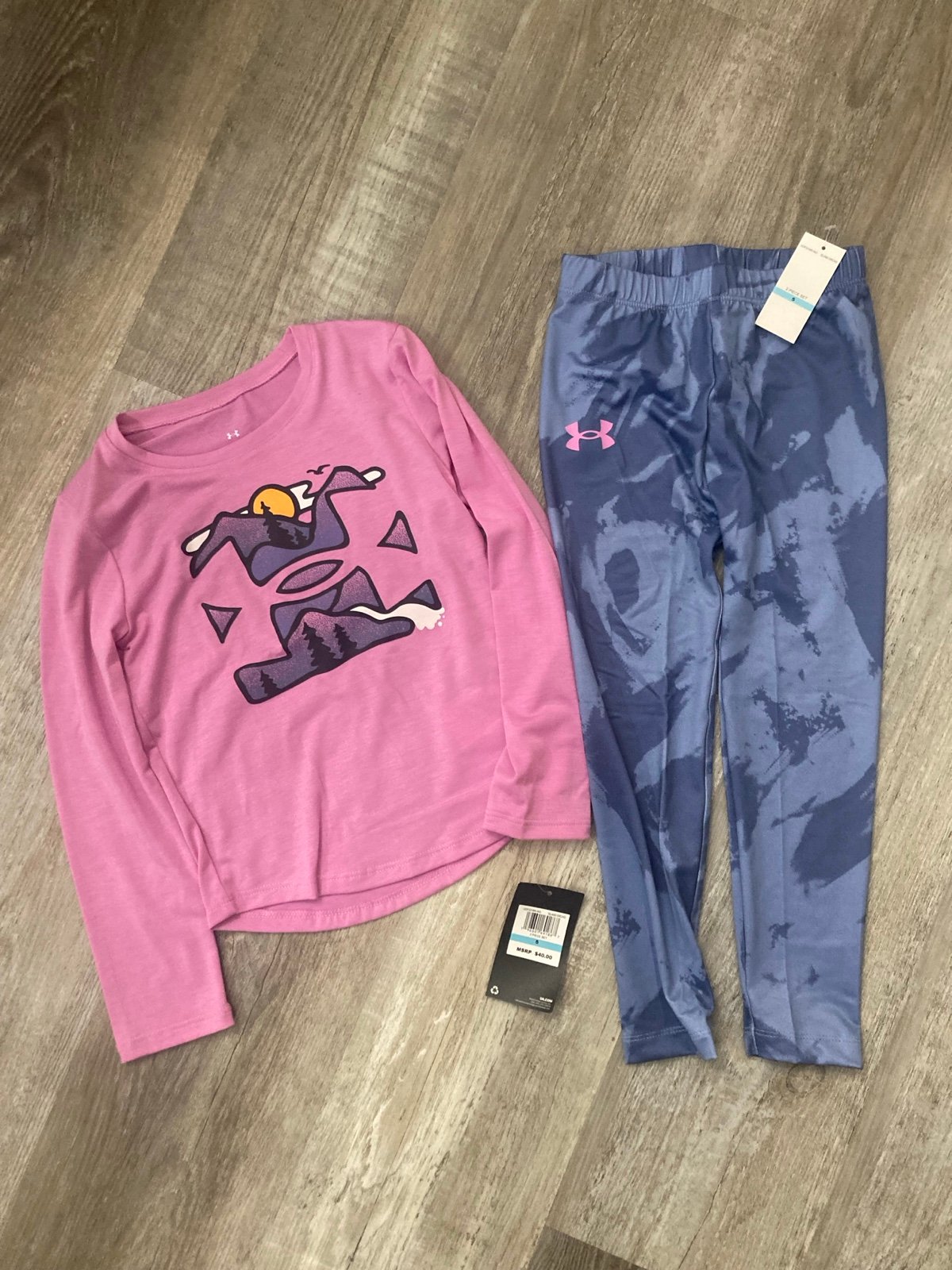 Size 5 NWT Under Armour outfit