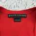 Ralph Lauren Cardigan Women's M Red Black Label Preppy Cotton Button Up Holiday