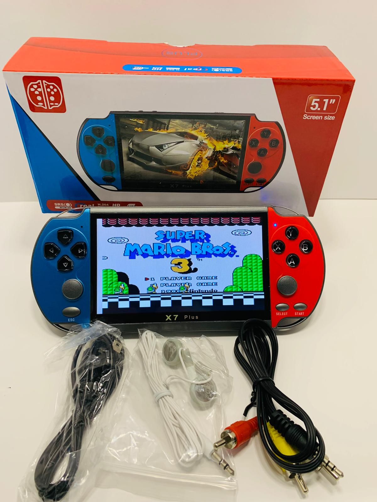 Portable Console with classic games inst