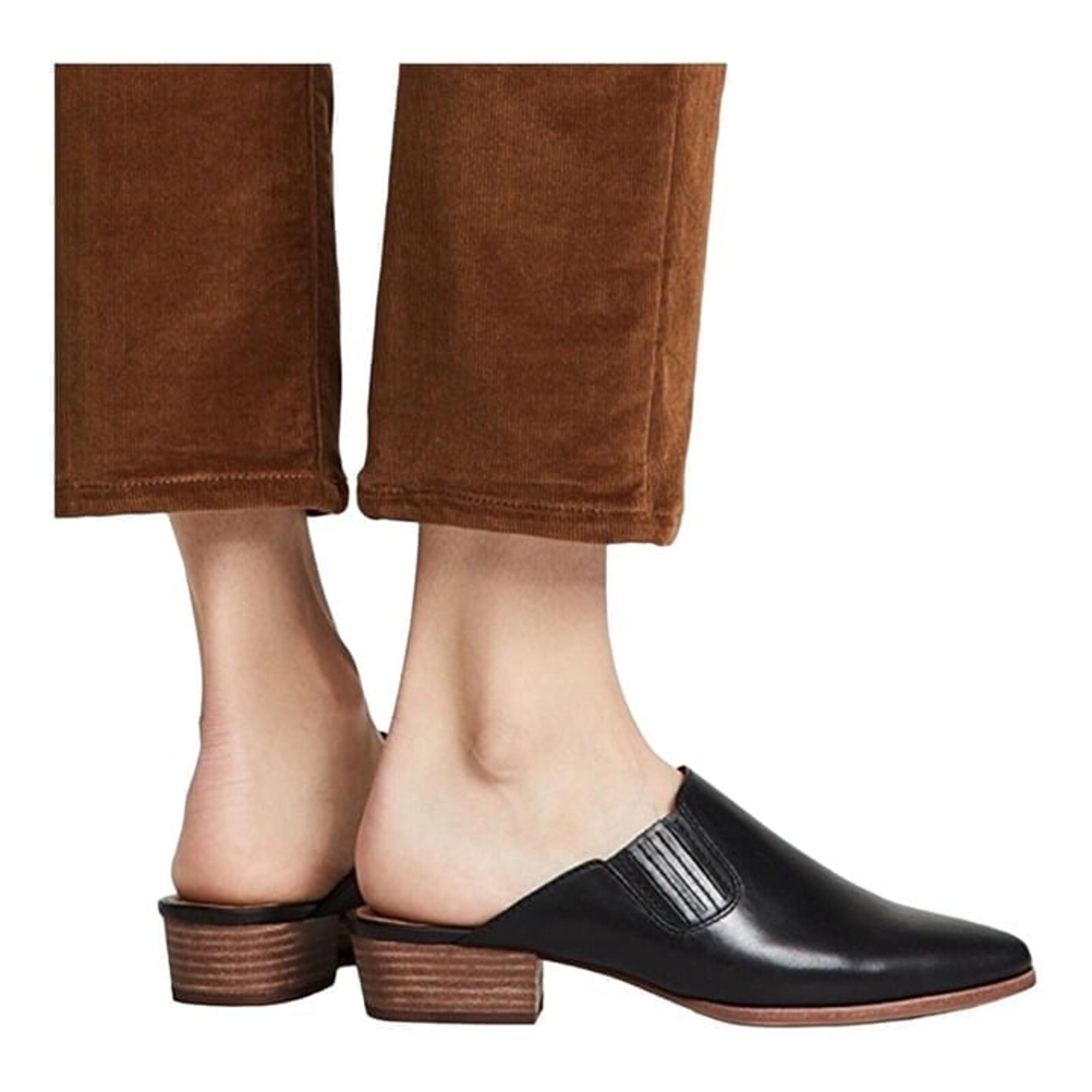 Madewell Women's The Lanna Slip-On Mules English Saddle Leather Size US:7.5