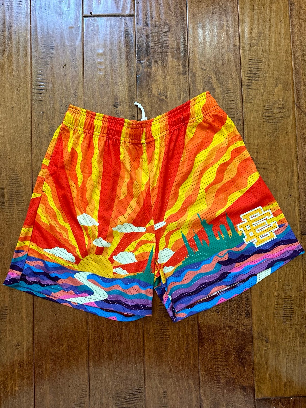 Eric Emanuel Sunset Shorts Size XL Fast Ship!