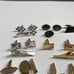VTG Lot 55+ Lapel Hat Tie Pins Clips Cufflinks Sets Men's Assorted brands Swank