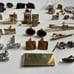 VTG Lot 55+ Lapel Hat Tie Pins Clips Cufflinks Sets Men's Assorted brands Swank