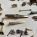VTG Lot 55+ Lapel Hat Tie Pins Clips Cufflinks Sets Men's Assorted brands Swank