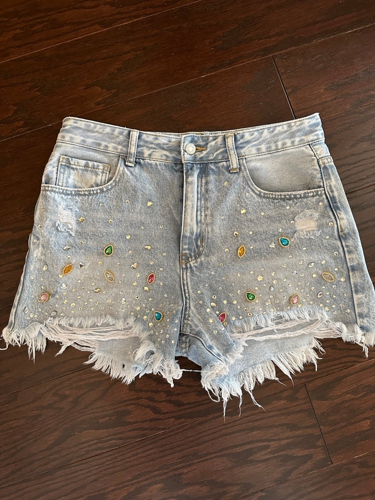 women jean shorts