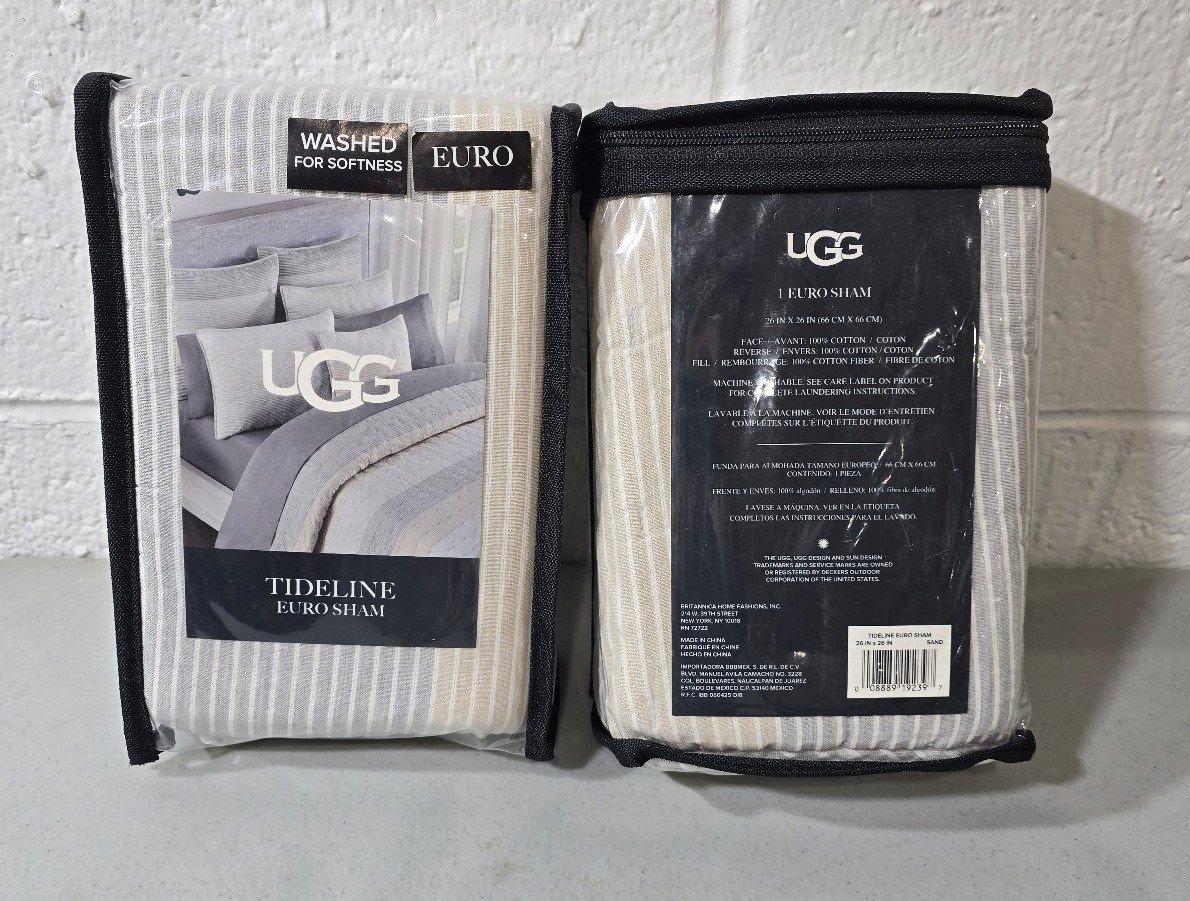 2 UGG Euro shams NEW