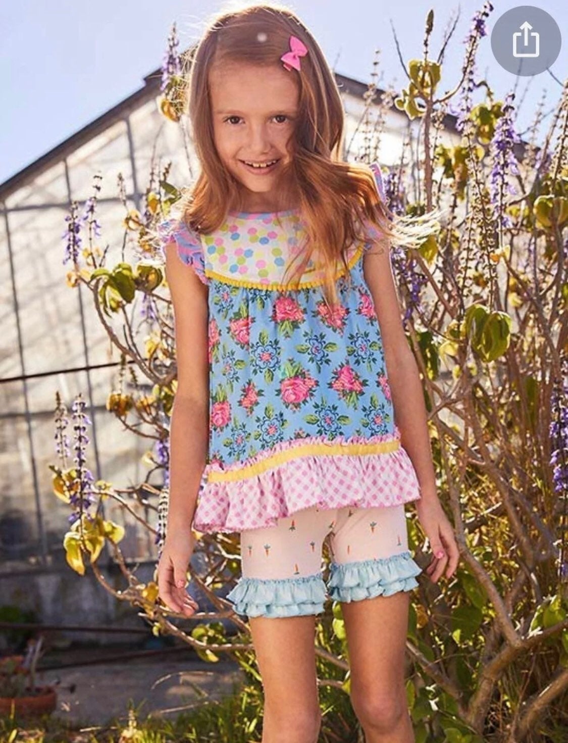 Size 6 NWT Fresh Fantasy Tunic + Shortie Set
