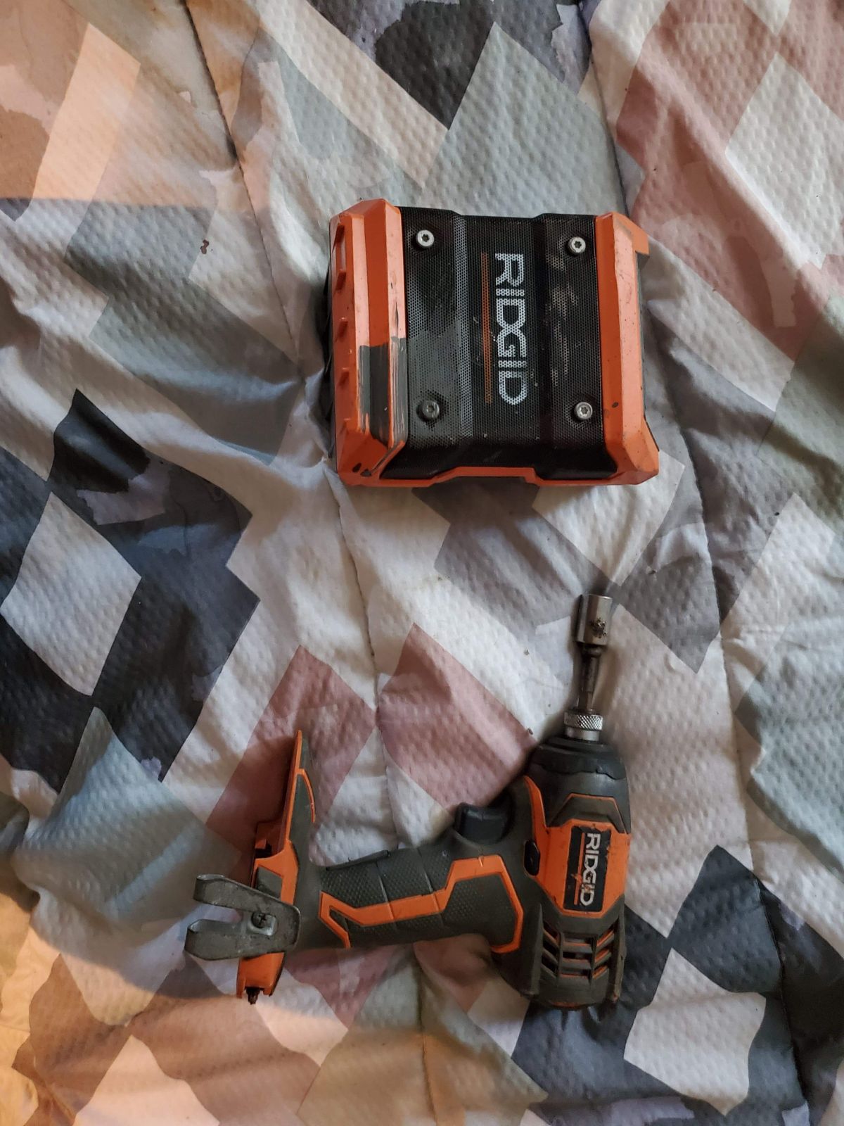 Rigid impact drill /speaker