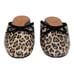 Gentle Souls Eugene Textured Leopard Print Womens Flat Mules Size 8.5M