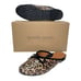 Gentle Souls Eugene Textured Leopard Print Womens Flat Mules Size 8.5M