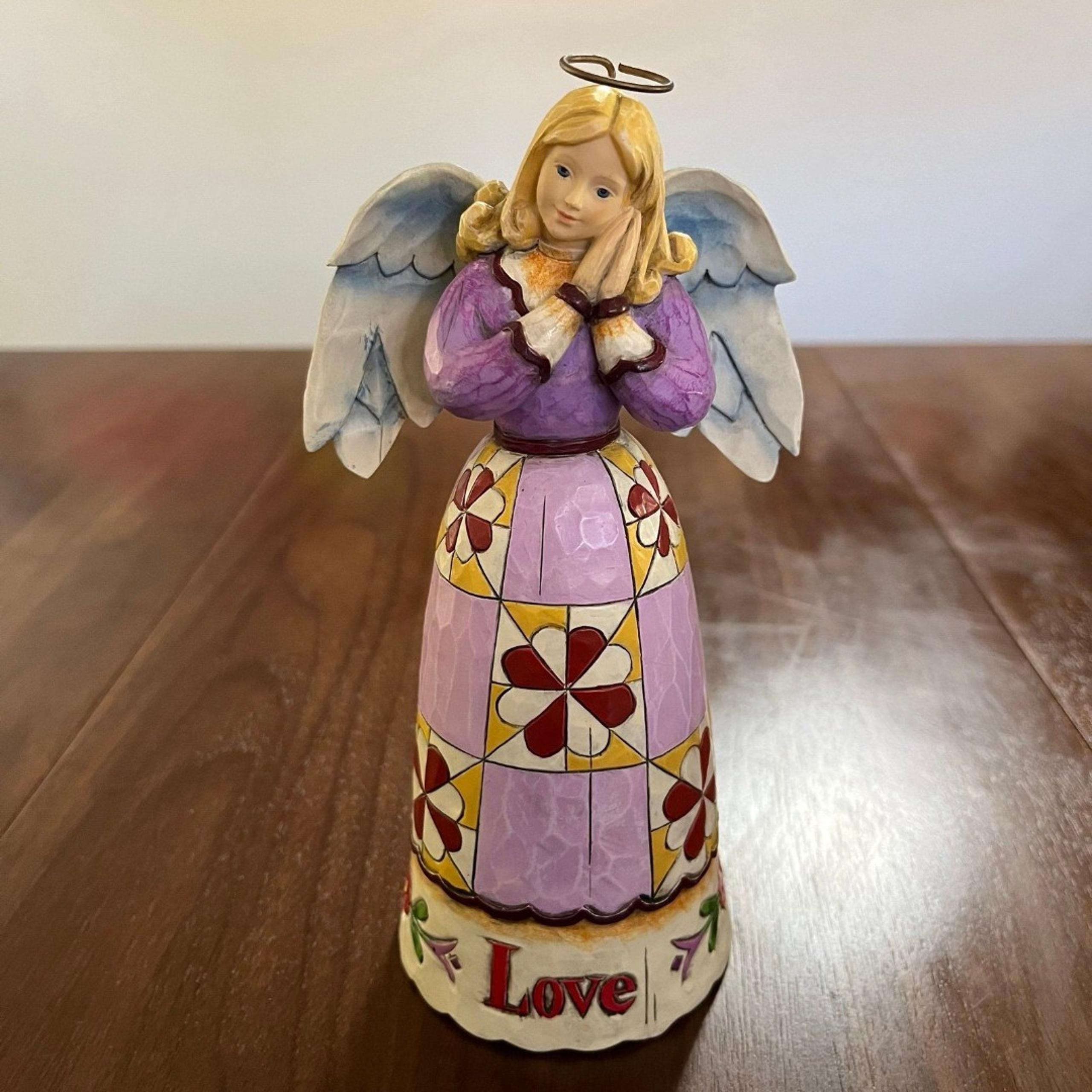 Jim Shore 2008 Heartwood Creek Simple Love Angel Figurine